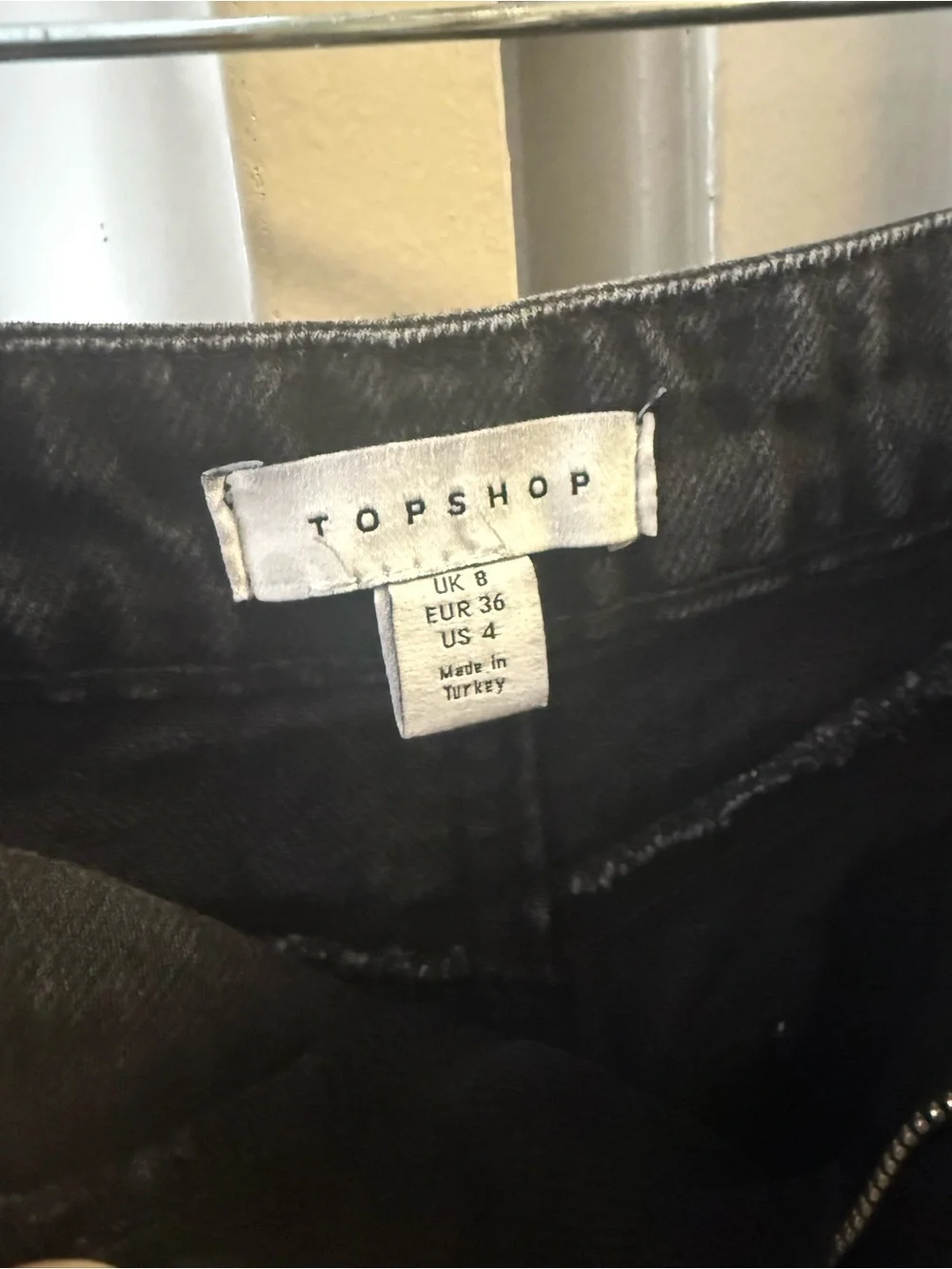 Women’s Black Denim Jeans Skirt
